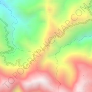 Bessang Pass topographic map, elevation, terrain
