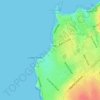 Fisherman's Beach topographic map, elevation, terrain
