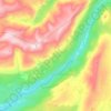 Dunderlandsdalen topographic map, elevation, terrain