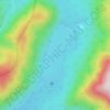 Lake Daniell topographic map, elevation, terrain