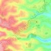 Chuka topographic map, elevation, terrain