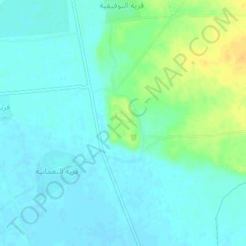 Nimrud topographic map, elevation, terrain