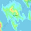 Apo Island topographic map, elevation, terrain