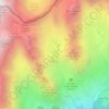 Torrente di Crete Séche topographic map, elevation, terrain