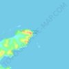 Arakaninihi Island topographic map, elevation, terrain