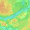 Percy Lake topographic map, elevation, terrain