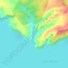 Lake Te Hapua topographic map, elevation, terrain