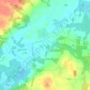 Skærbæk topographic map, elevation, terrain