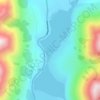 Lake Pearson topographic map, elevation, terrain