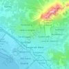 Somerset West topographic map, elevation, terrain