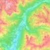Dolomieten topographic map, elevation, terrain