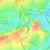 Ninesprings topographic map, elevation, terrain