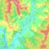Waingaro River topographic map, elevation, terrain