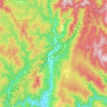 Akatarawa River topographic map, elevation, terrain