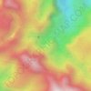 Sulfatara Daku topographic map, elevation, terrain