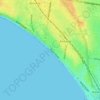 Parkdale Beach topographic map, elevation, terrain