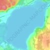 Lake Doré topographic map, elevation, terrain