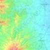 Capas topographic map, elevation, terrain