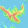 Kaikoura Island topographic map, elevation, terrain