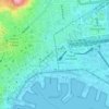 Porta Nolana topographic map, elevation, terrain