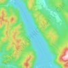 Lake Rotoroa topographic map, elevation, terrain