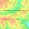 Washington & Old Dominion Trail Regional Park topographic map, elevation, terrain