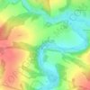 Чернь topographic map, elevation, terrain