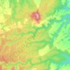 Te Rerenga Stream topographic map, elevation, terrain