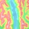 Hikuraki / North Mavora Lake topographic map, elevation, terrain