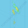 Ao Nang topographic map, elevation, terrain