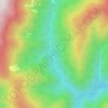 Kiwi Stream topographic map, elevation, terrain