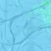 Ringvaart van de Zuidplaspolder topographic map, elevation, terrain