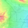 Las Vegas topographic map, elevation, terrain