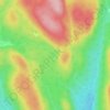 Lac la Truite topographic map, elevation, terrain