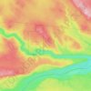 Pass Creek topographic map, elevation, terrain