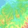 Whangaparāoa River topographic map, elevation, terrain