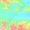وادي نساح topographic map, elevation, terrain