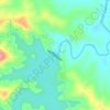 Wyaralong Dam topographic map, elevation, terrain