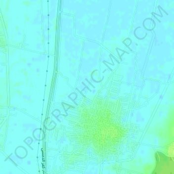 Atfih City topographic map, elevation, terrain