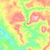 Кананда topographic map, elevation, terrain