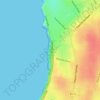 Fossil Beach Geological Reserve topographic map, elevation, terrain