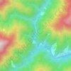 Waiohine River topographic map, elevation, terrain