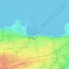Wardie Bay Beach topographic map, elevation, terrain