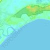 Hat Mae Ramphueng หาดแม่รำพึง topographic map, elevation, terrain