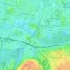 Hafen Kraftwerk Reuter Spree topographic map, elevation, terrain