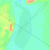 East Aral Lake topographic map, elevation, terrain