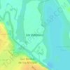 Isla Ballestero topographic map, elevation, terrain