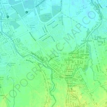 General Trias City Park topographic map, elevation, terrain