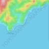 Red Rocks topographic map, elevation, terrain