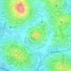 Bahai topographic map, elevation, terrain